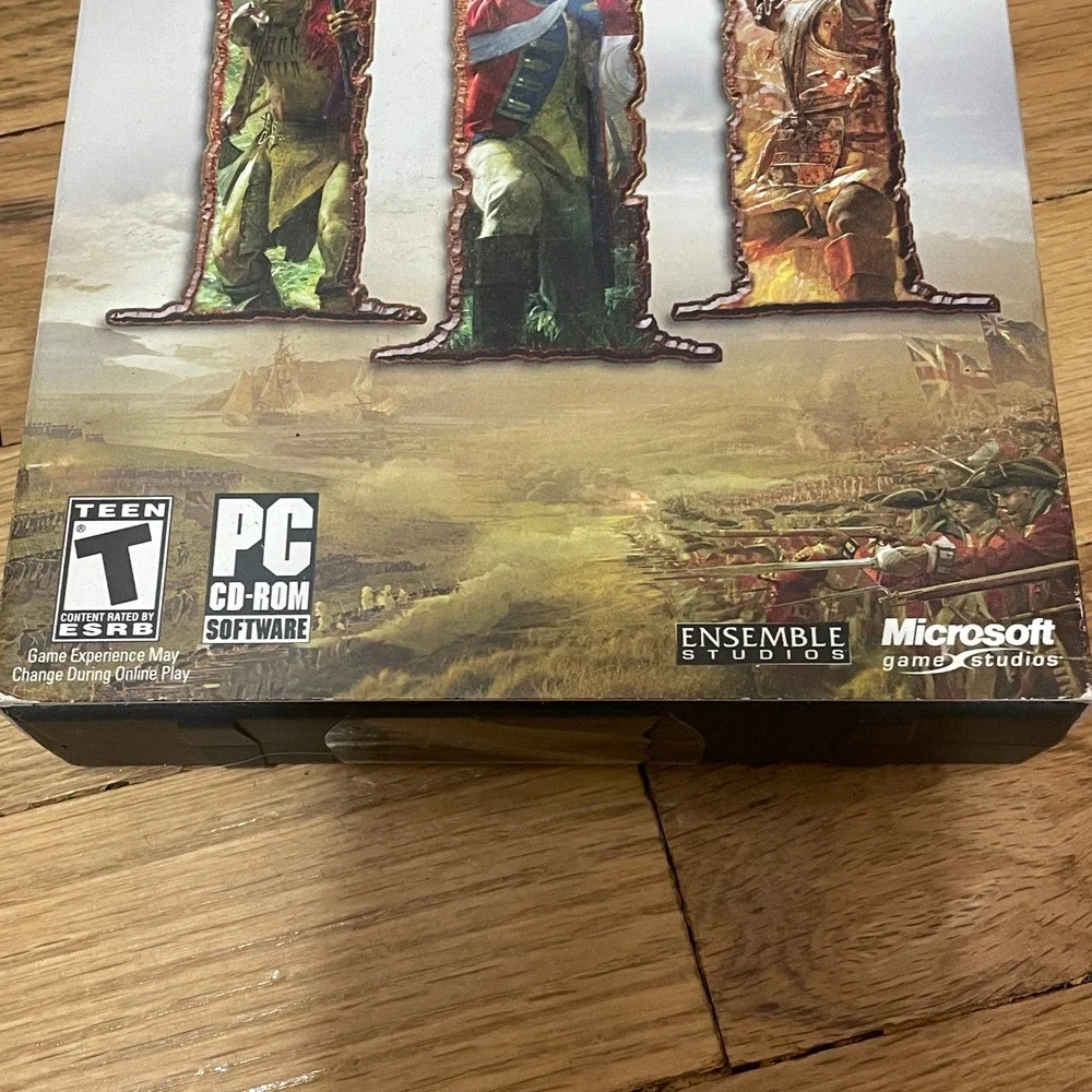 Age of Empires III 3 PC Game Microsoft Ensemble Studios Big Box New Sealed 2005